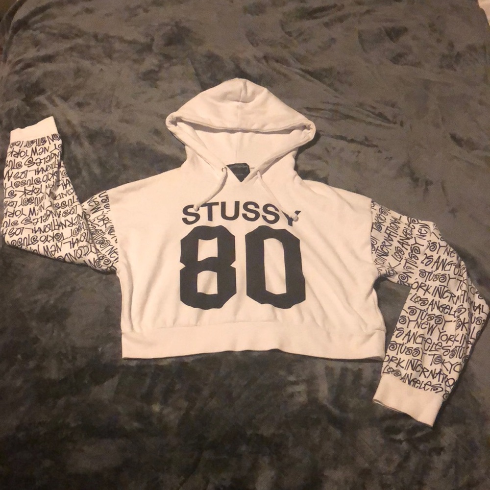 STUSSY crop top sweater